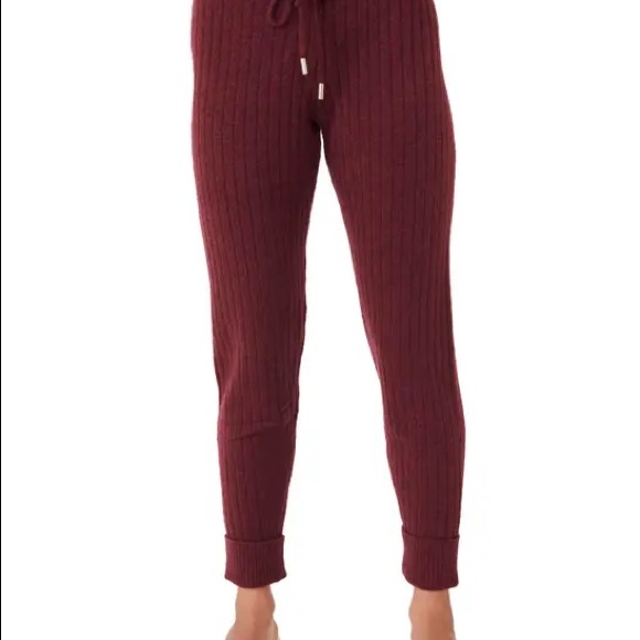 FREE PEOPLE JOGGERS BOHO RIB KNIT SKINNY ATHLEISURE LOUNGE PANTS A2C - Picture 11 of 15